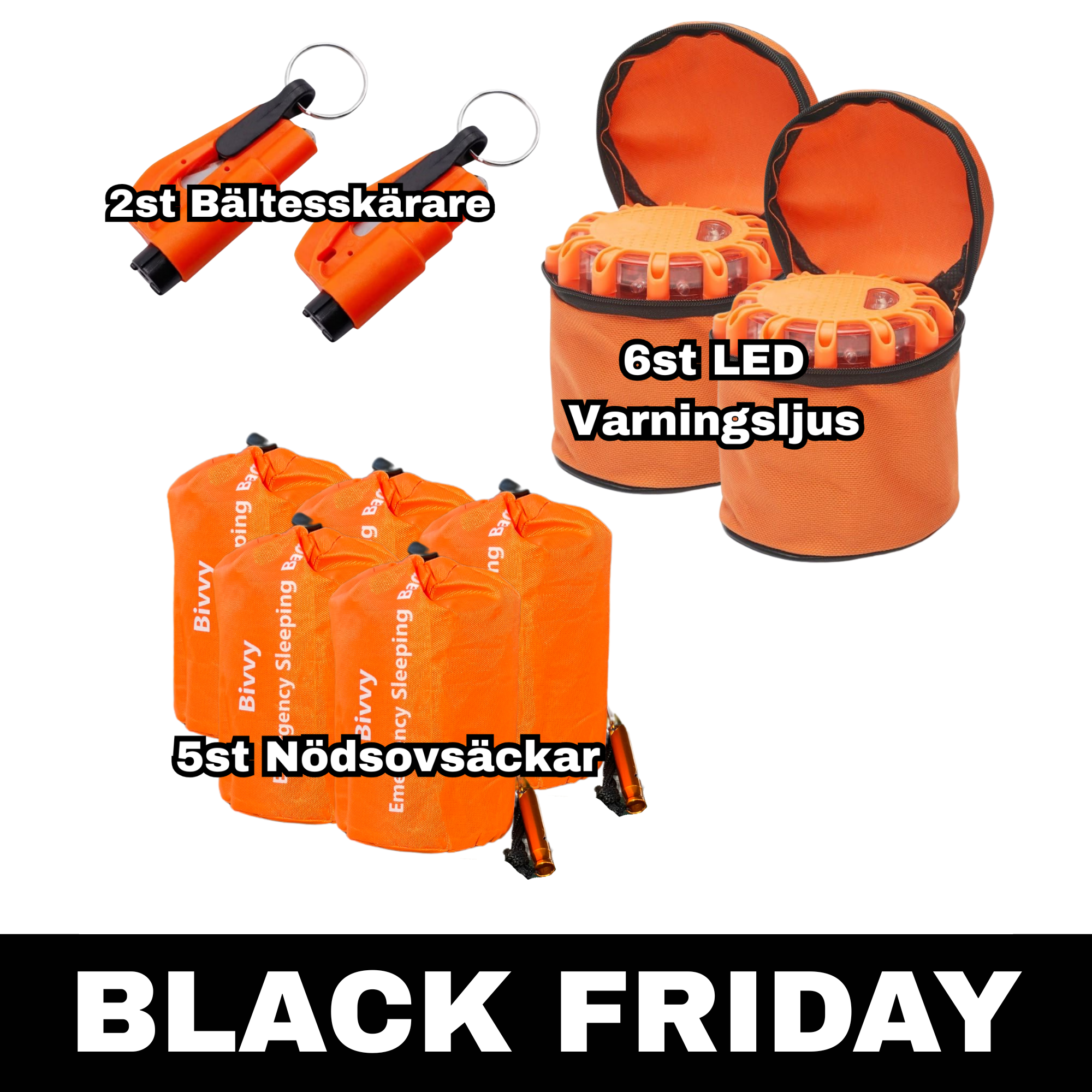 Grundläggande Nödpaket Bil - Vinter