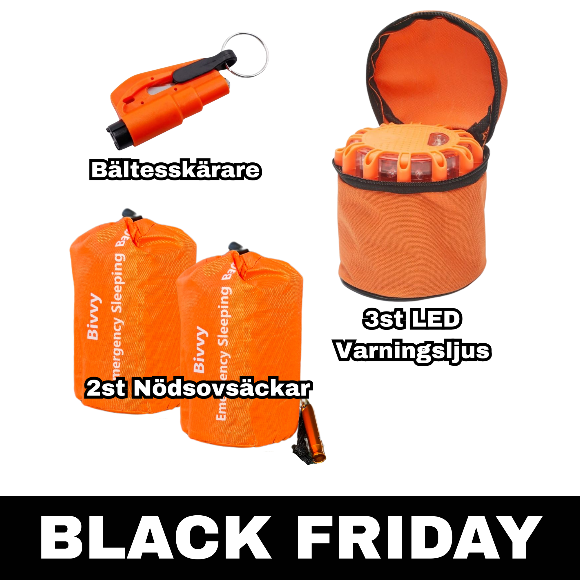 Grundläggande Nödpaket Bil - Vinter