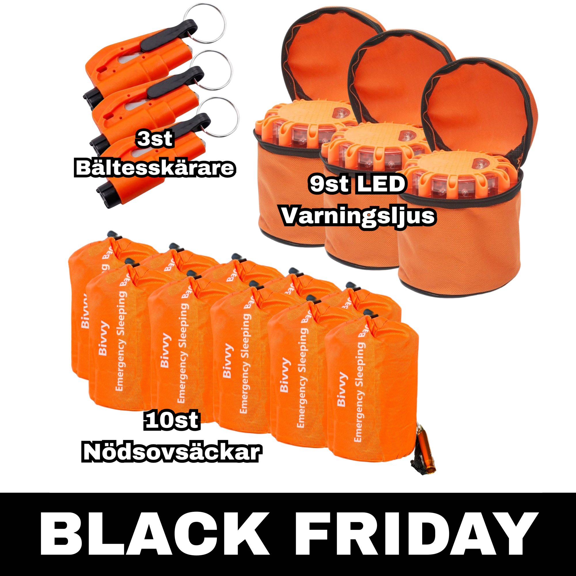 Grundläggande Nödpaket Bil - Vinter