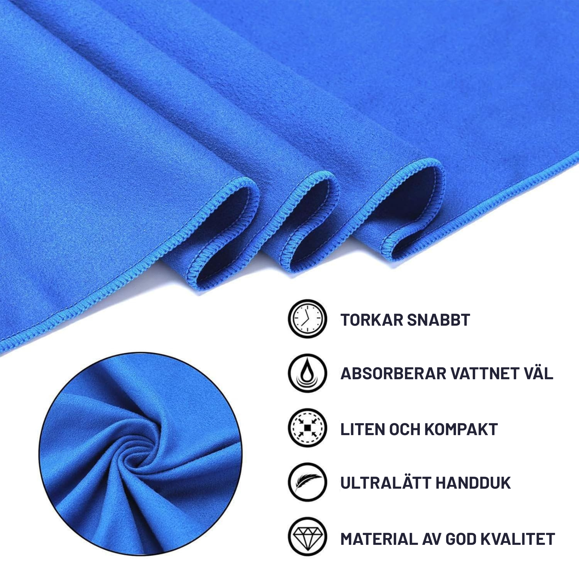 Mikrofiberhandduk