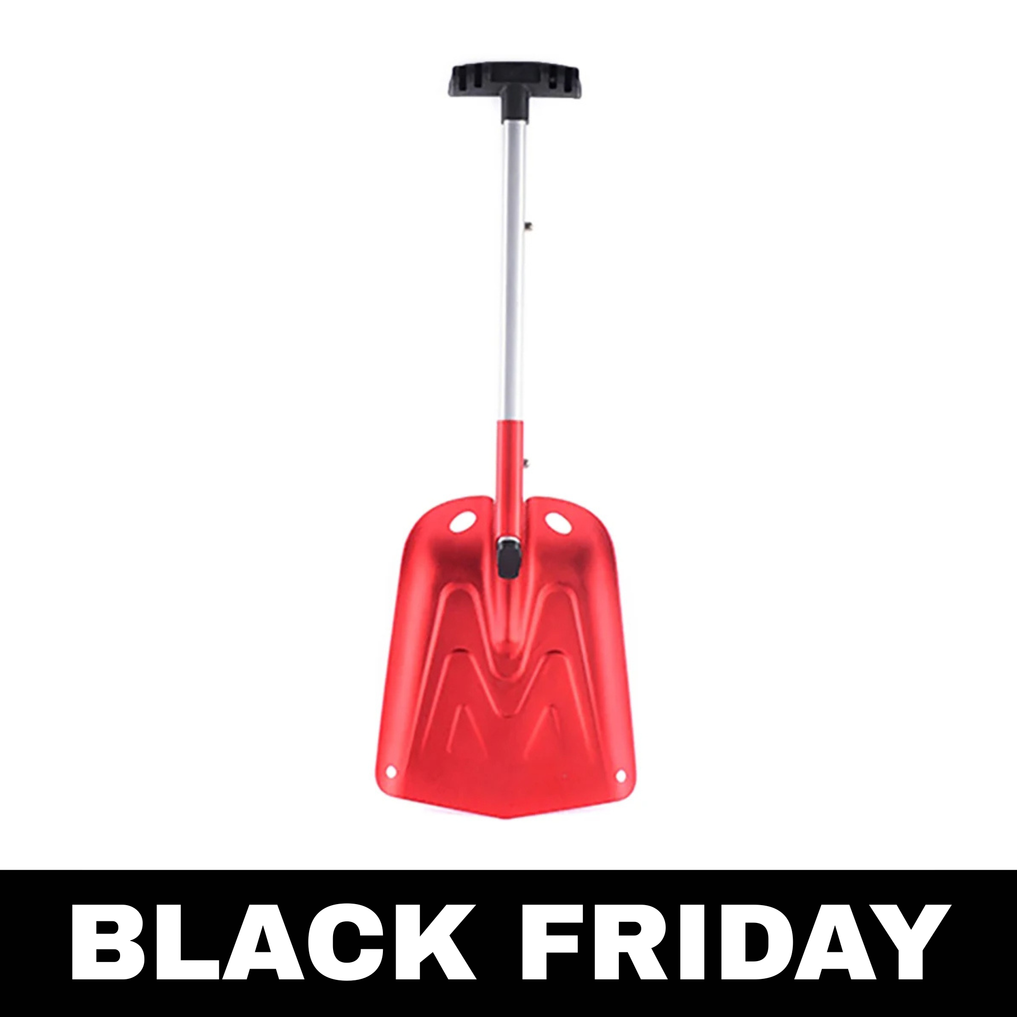 Teleskopspade Aluminium