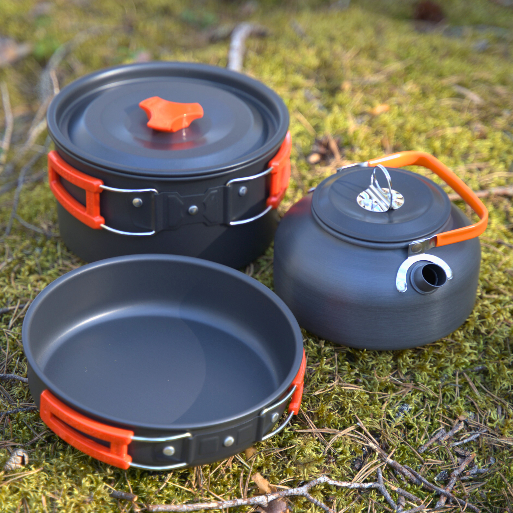 Stormkök 3 delar & Gasolbrännare - Allt du behöver för att laga mat utan el