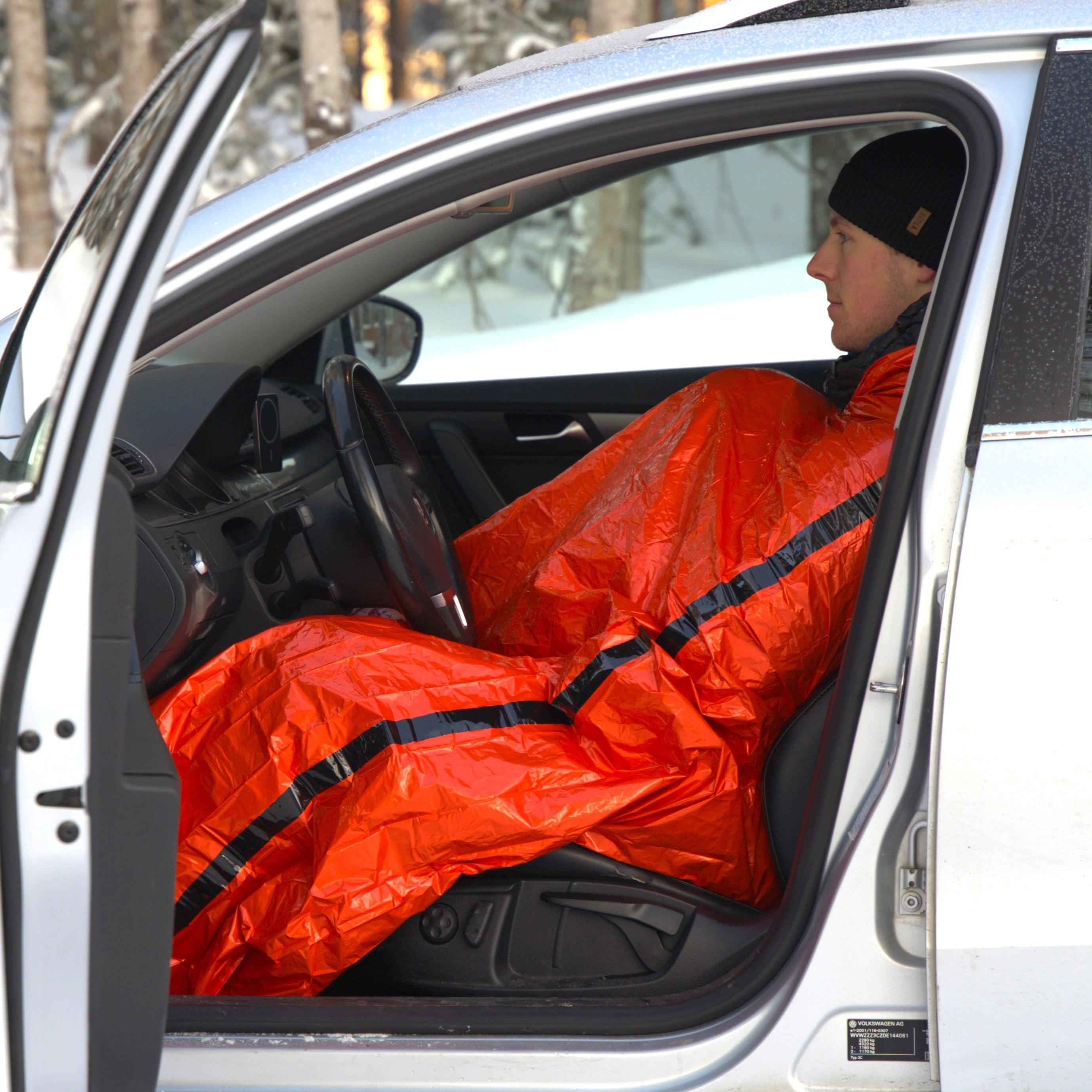 Bivy Bag - Kompakt nödsovsäck + Visselpipa 120dB