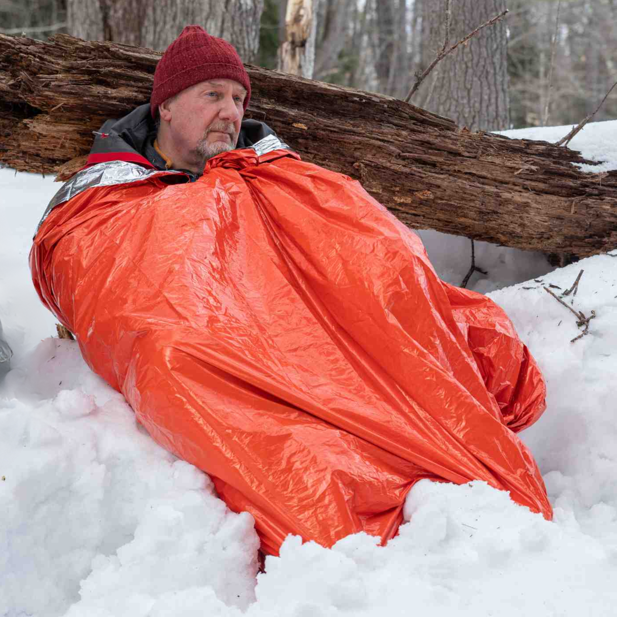 Bivy Bag - Kompakt nödsovsäck + Visselpipa 120dB