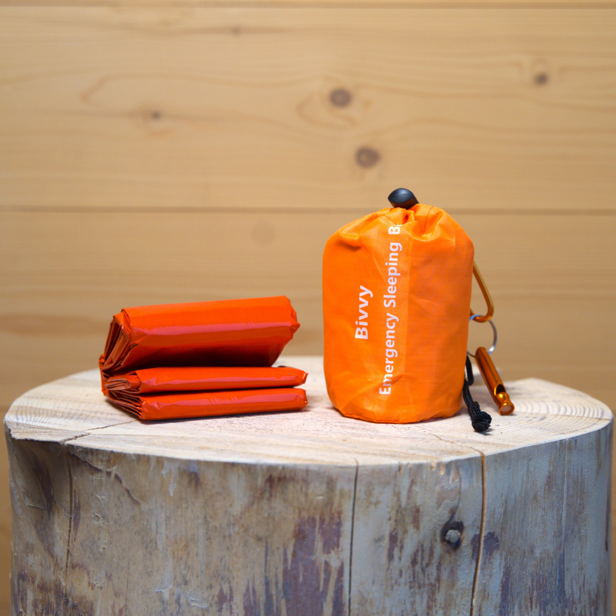 Bivy Bag - Kompakt nödsovsäck + Visselpipa 120dB