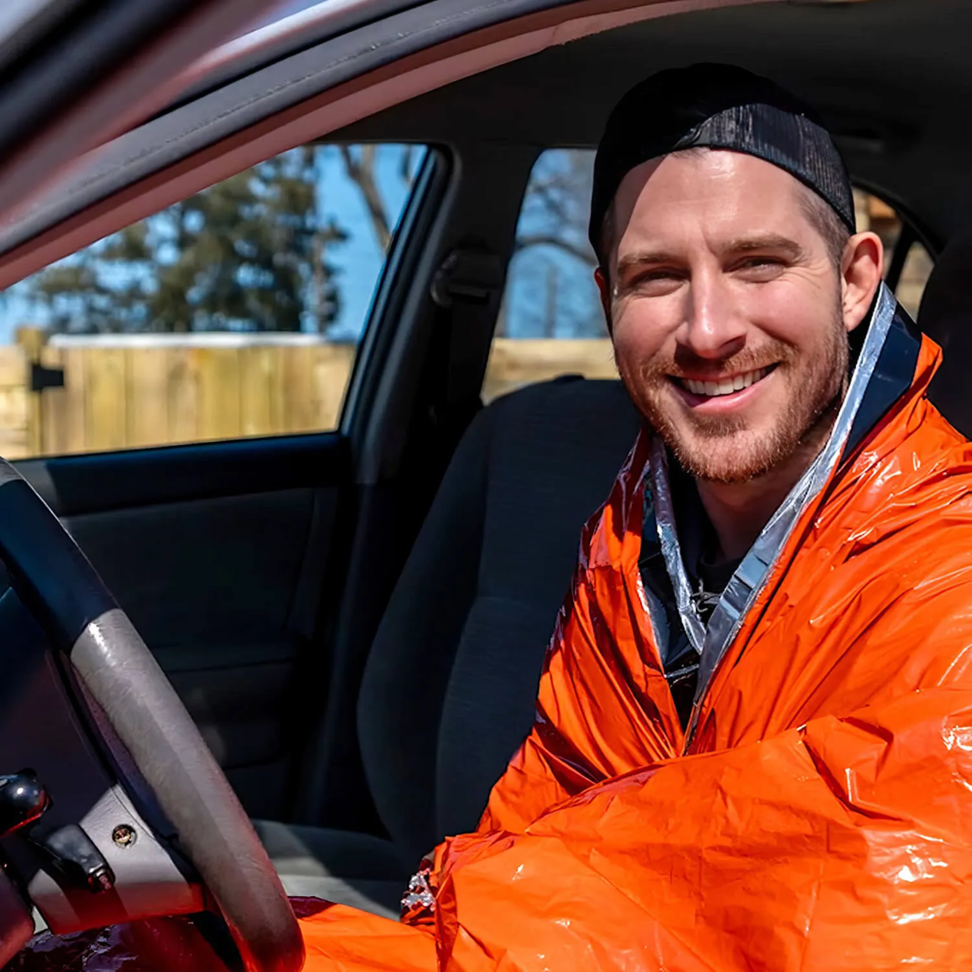 Bivy Bag - Kompakt nödsovsäck + Visselpipa 120dB