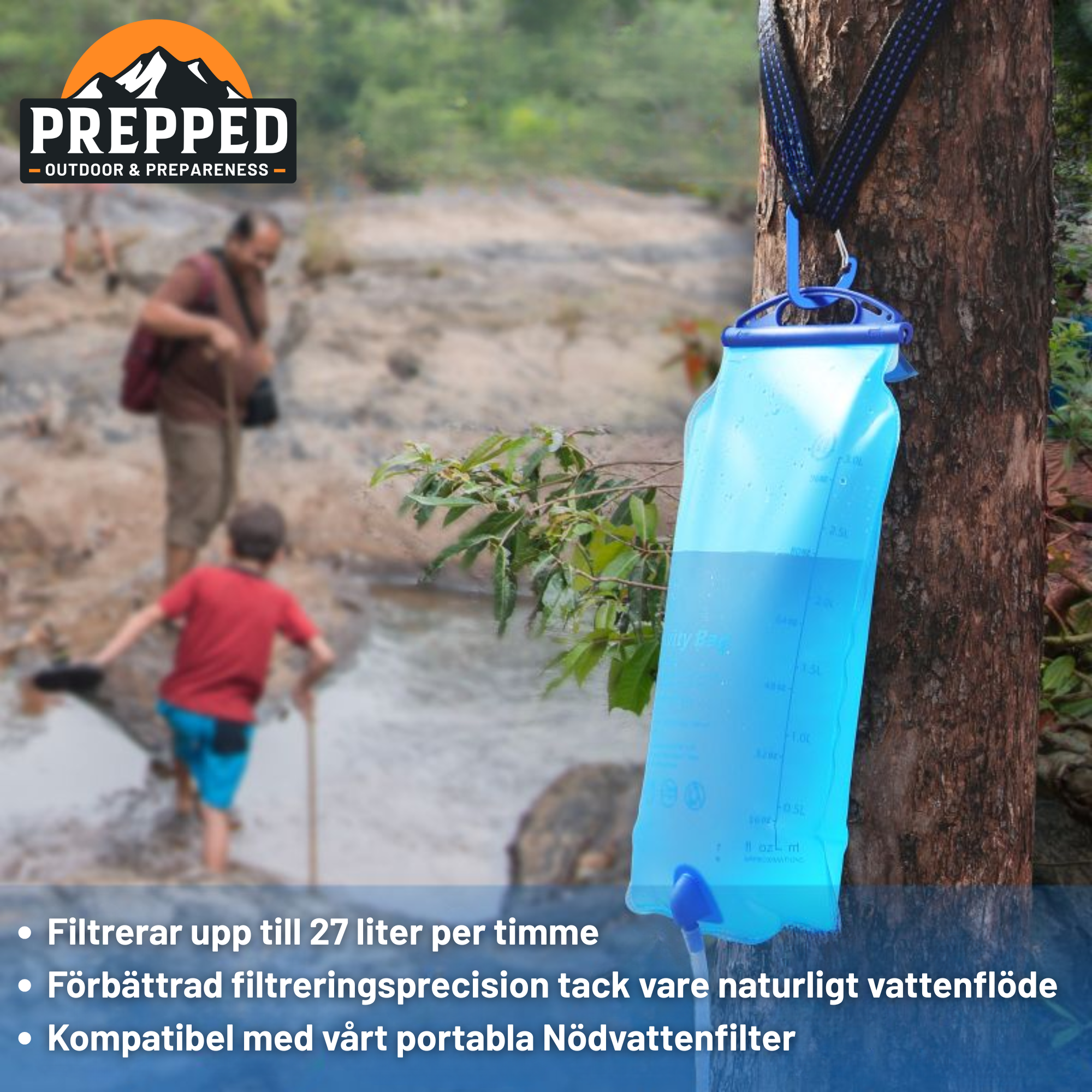 Gravity bag 3L - Maximal filtreringsprecision utan ansträngning