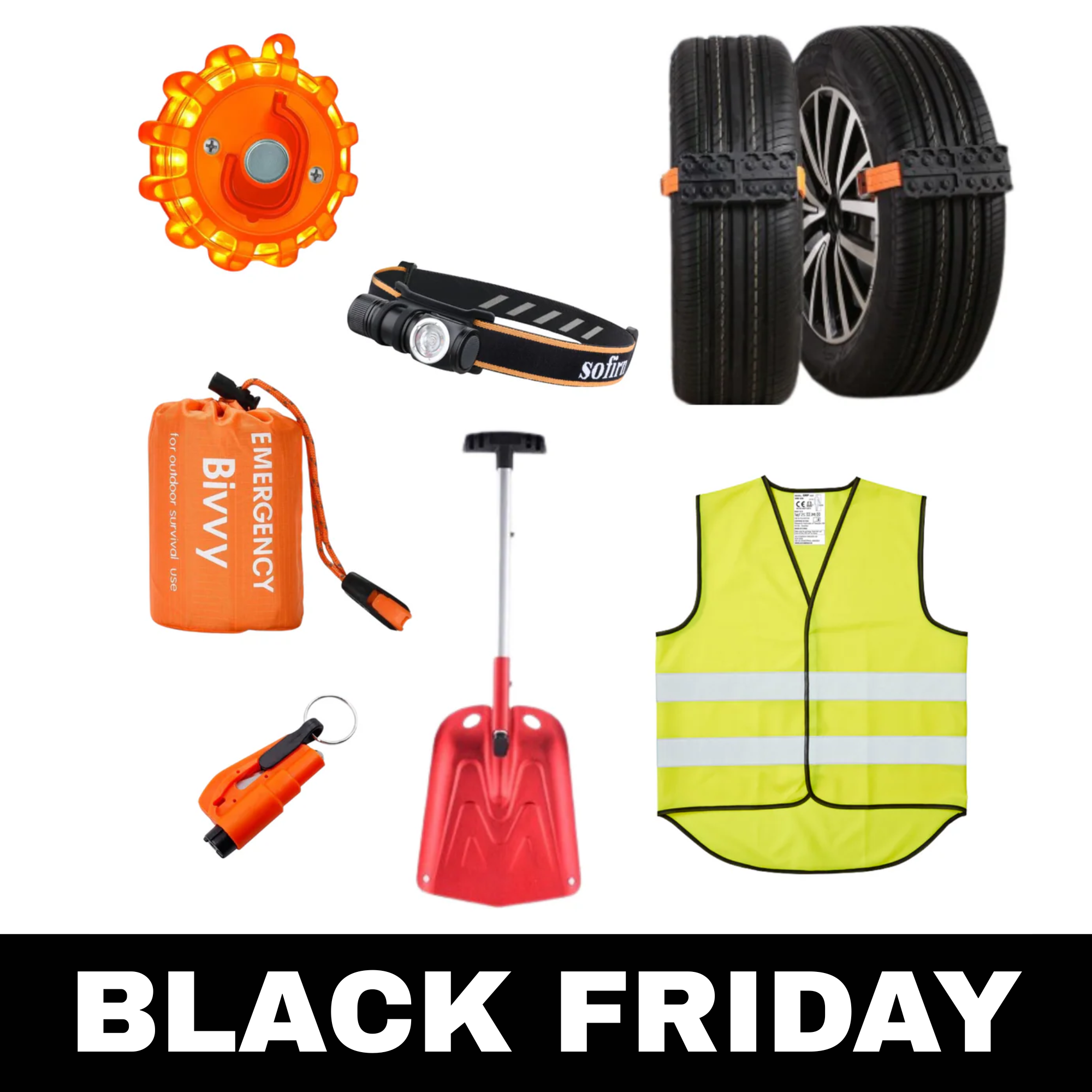 Komplett Nödpaket Bil - Vinter